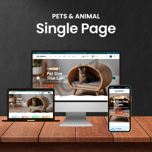 Pets Landing Page