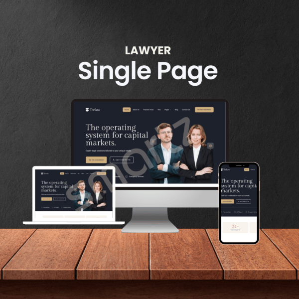 Lawyer Landing Page