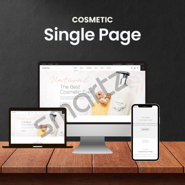 Cosmetic Landing Page