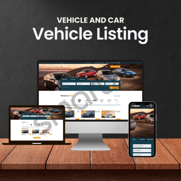 Vehicle and Car Listing